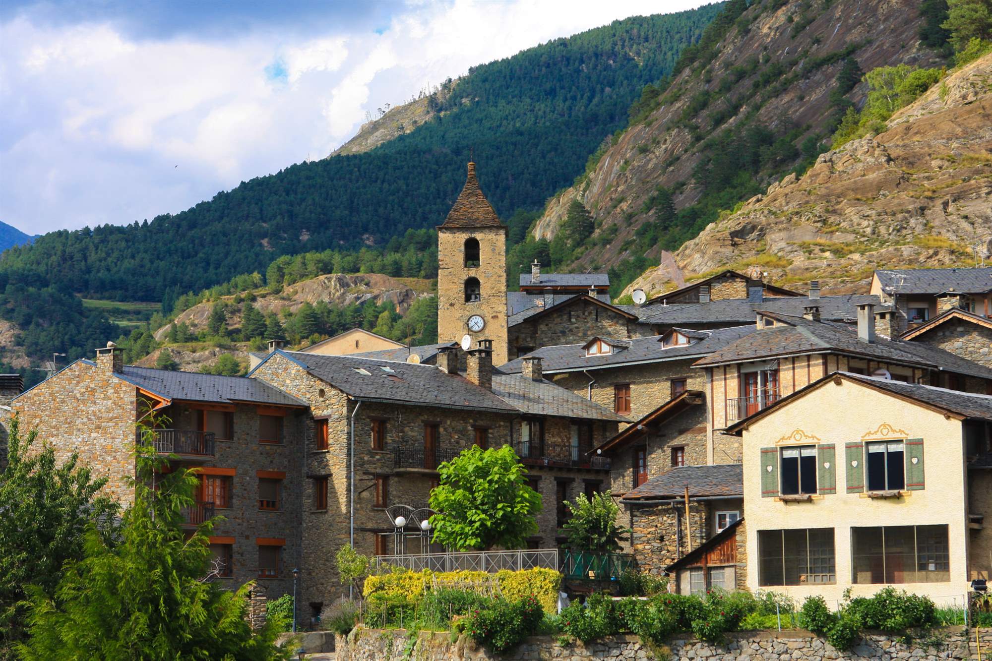 Andorra mountains panorama