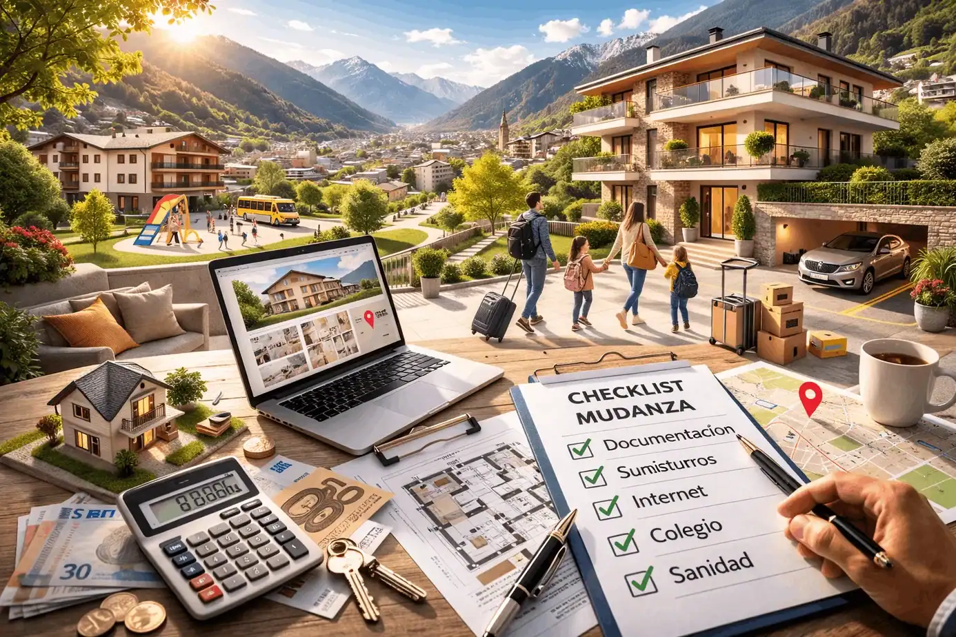 Mudarse a vivir en Andorra: checklist completo por etapas