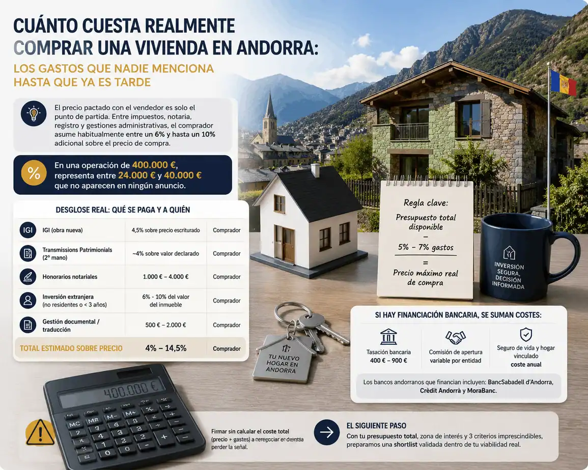 Quan costa realment comprar un habitatge a Andorra: les despeses que ningú esmenta fins que ja és tard