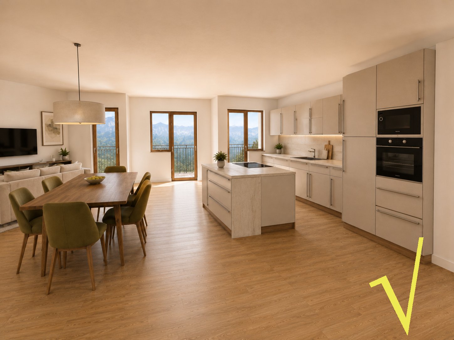 ESPECTACULAR PISO DE DISEÑO A ESTRENAR EN EL CENTRO DE LA MASSANA